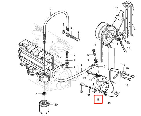 掘削機720エンジンの燃料ポンプ20537030の20460417黄色い車輪V10